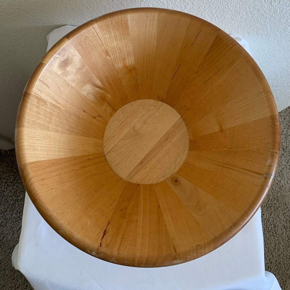Ikea wooden bowl Sweden vintage? Some use marks. See pictures - Picture 5 of 5